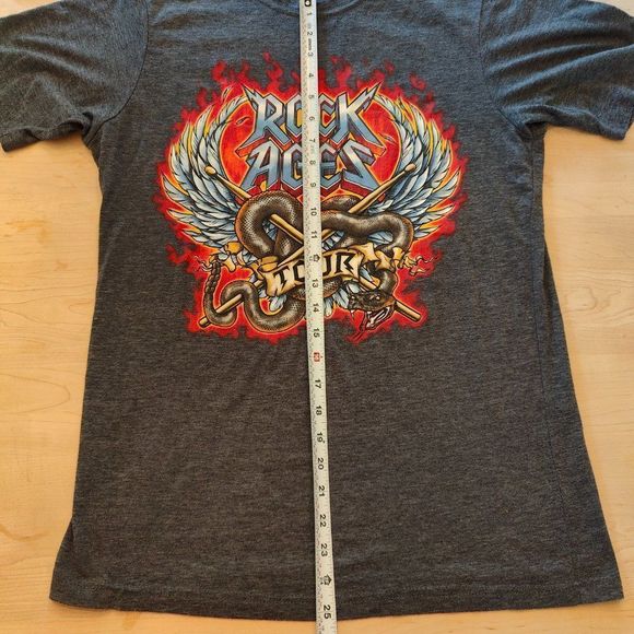 Rock of Ages 2012-2013 TOUR Gray T-SHIRT - Picture 14 of 14